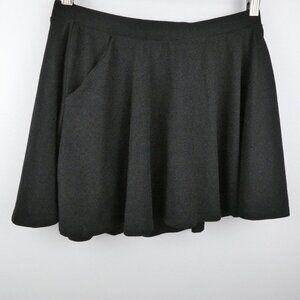Justice Skort Black Skirt Shorts Girls Youth Size 16 Front Pocket NEW